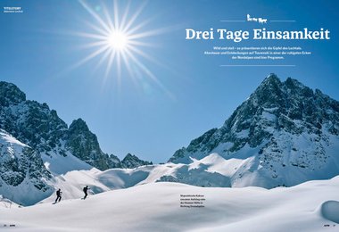 Titelgeschichte: Skitouren im Tiroler Lechtal