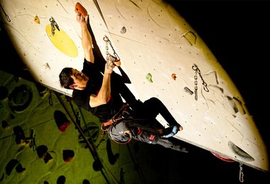 David Lama in seinem Element. Foto: Rainer Eder