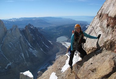 Am Suedost Grat des Cerro Torre @ Rolando Garibotti