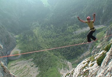 Hans Hornberger auf der Line © Martin Hornberger
