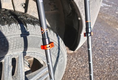 Das Power-Lock-System des Carbon C2 Ultralight von Komperdell