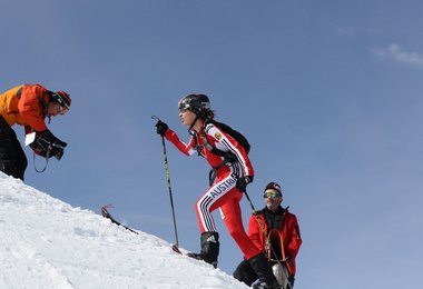 Michaela Essl im oberen Teil