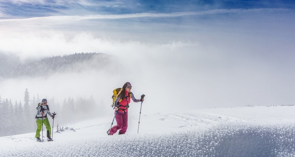 Bei einer schlechten Sicht ist die Einschätzung der Lawinensituation sehr schwierig (Foto: Naturfreunde Österreich/Martin Edlinger)