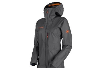 Nordwand light HS hooded jacket women, storm. (PPR/Mammut)