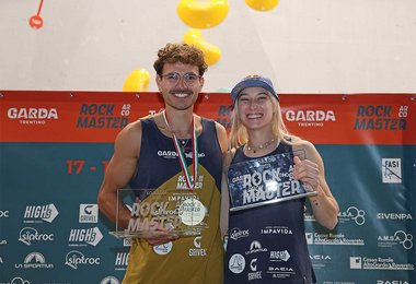 Janja Garnbret und Yannick Flohé