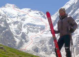 Nanga Parbat Diamirflanke mit neuer Skiroute und Luis Stitzinger