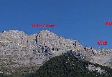 Sentiero Gustavo Vidi und der Sentiero Claudio Costanzi in der nördlichen Brenta