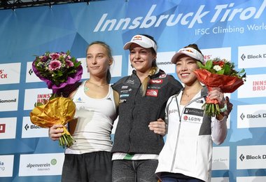  Jessica Pilz als strahlende Weltmeisterin. (Foto: EXPA Pictures/Erich Spiess)