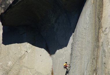 Yuji Hirayama klettert zum Great Roof © Tom Evans