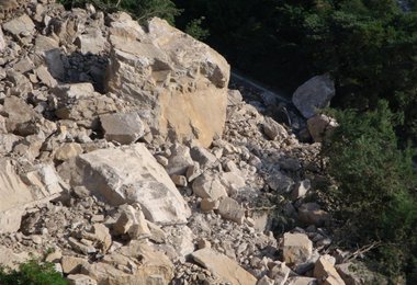 Felssturz Wächterwand, Foto:  Heinz Höllebauer