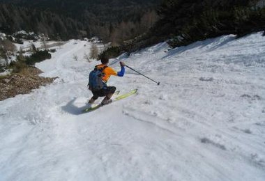 Tiefblick im Mittelteil der Tunnelries- SG III