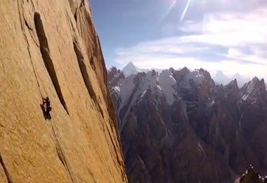 Bild der Bergsteiger Drohne in Pakistan