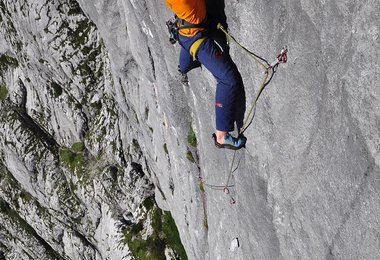 Reinhard Hones klettert Scaramouche