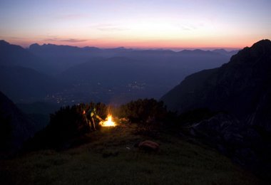 Sonnenuntergang am Trichterwiesl © Hans Hornberger