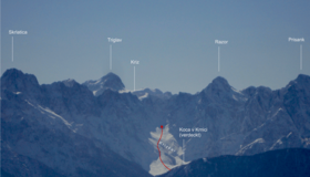 Übersicht Skitour Krizkar