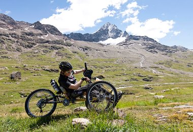 2200 Höhenmeter auf 85km: Von Val di Dentro über den Passo di Gavia und Passo di Tonale nach Ossana. Foto: Simon Toplak