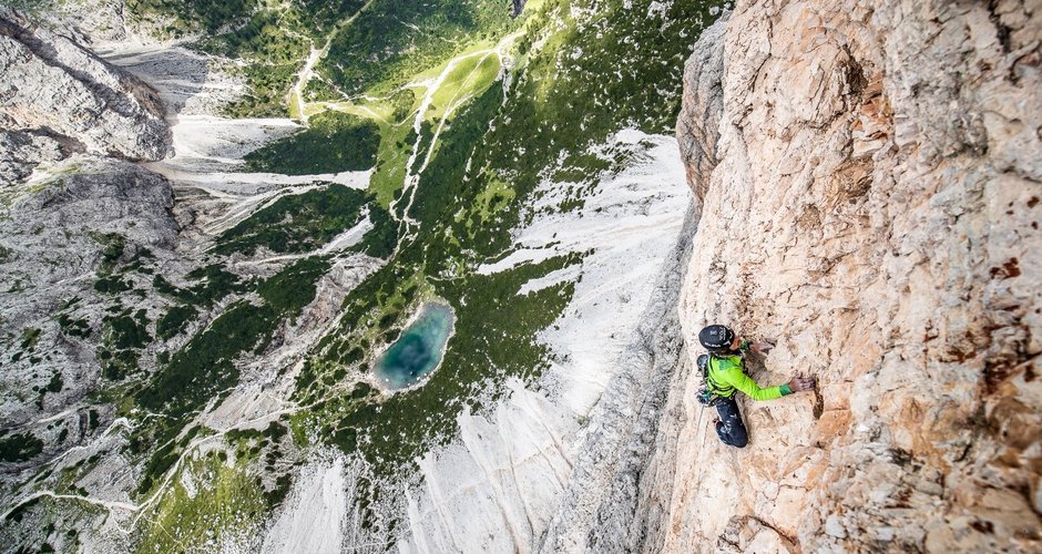 Can you hear me? - Simon Gietl in der Cima Scotoni Westwand 