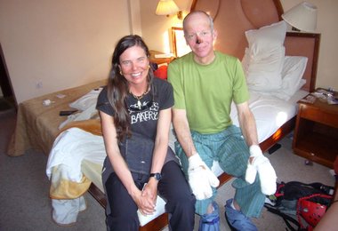 Bernice Notenboom und Mike Farris, den wir retten konnten