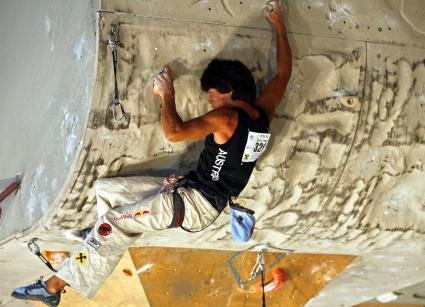 David Lama - letztendlich auf 8. Rang