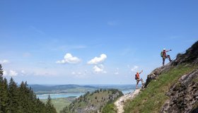 Gelbe Wand Steig Klettersteig Lehrpfad