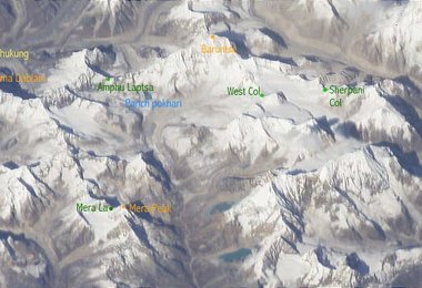 Ice Col Baruntse