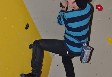 Der Boulderbereich nimmt Form an