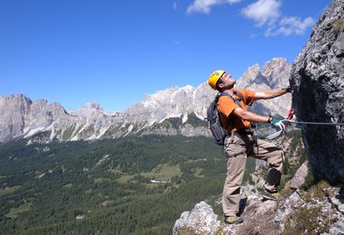 Ferrata Sci Club 18 - Ski Klub 18 Klettersteig