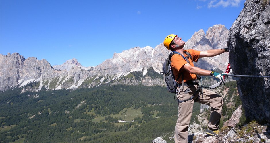 Ferrata Sci Club 18 - Ski Klub 18 Klettersteig