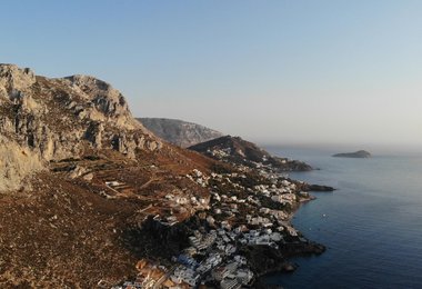 Meeresnähe der Felsen auf Kalymnos  als großes Problem