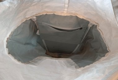 Blick von oben in den Blue Ice Alpine Hauler.