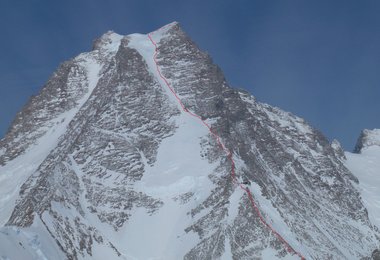 Der steile Anstieg auf den Mount Tyree