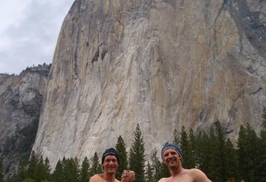 Roli und Gerhard vor dem El Cap