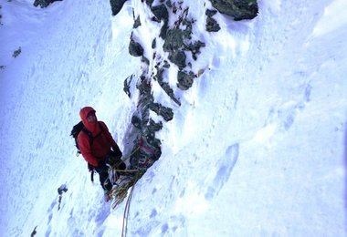 An einem Standplatz. Foto: Strabag Alpinteam