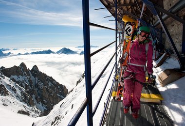 Free Ski Mountaineering Glacier de la Noire