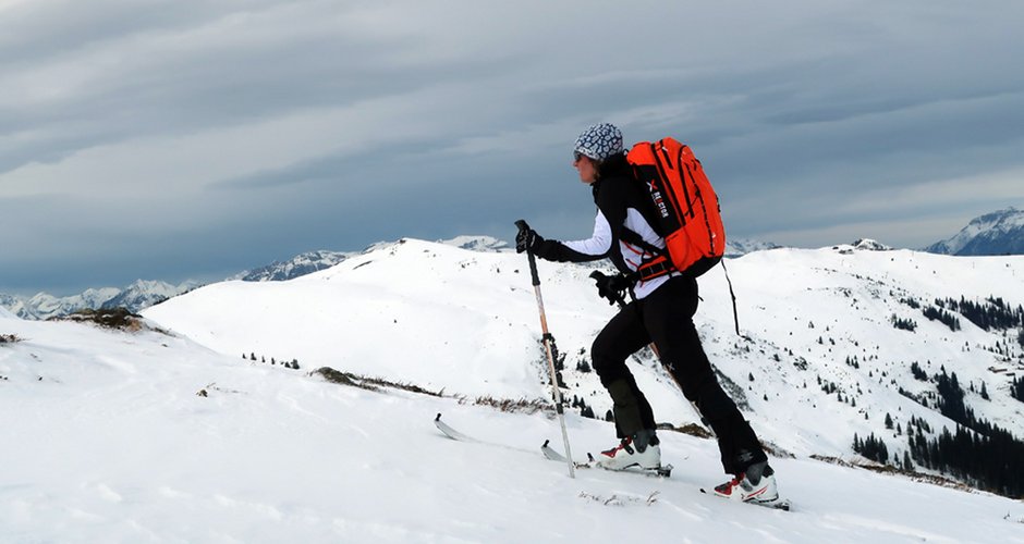 Mit dem Arva Reactor 32 unterwegs in den Kitzbüheler Alpen.