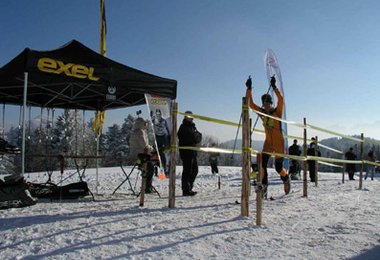Alfred Mandl beim Zieleinlauf