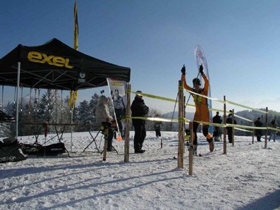 Alfred Mandl beim Zieleinlauf