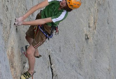 5. Seillänge (8b+),  Photo: Archiv Ondra