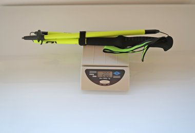 Der Vertical Stock auf der Waage - 200 Gramm