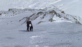 Karin in der Eisnase