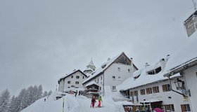 Ein letzter Blick zurück auf den Ort. 