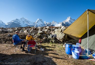 Basecamp; Basislager am  Jammu-Kashmir; Kishtwar (c) visualimpact.ch | Thomas Senf