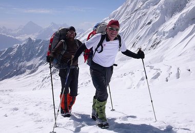 Rolf und Helmar Erreichen Lager I