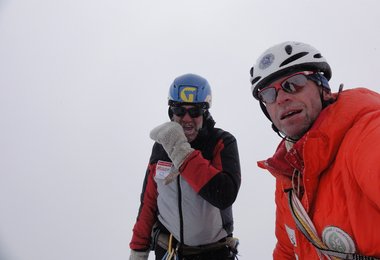 Hans und Robert auf dem Gipfel des Mount Tyree 4.852 m