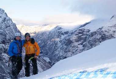 Alex und Rudi am Ausstieg von "In the Mood"