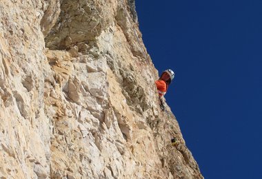 Simon in der 13ten Seillänge