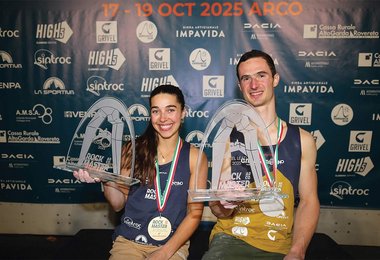 Brooke Raboutou und Adam Ondra