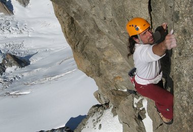 Alex Huber - Solo durch Dent du Géant Südwand