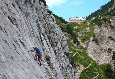 Klettern am Wildangerwandl