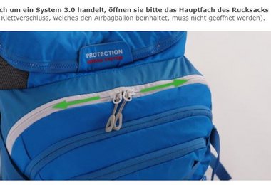 Sicherheits-Check-Mammut Lawinenairbag 3.0